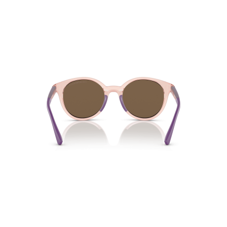 Óculos De Sol Para Crianças Emporio Armani Feminino 0ek4185 Transparent Pink Dark Brown